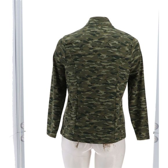 Belle Kim Gravel Zip Athletic Jacket Athletic Jacket Camo A468136H - Picture 5 of 9